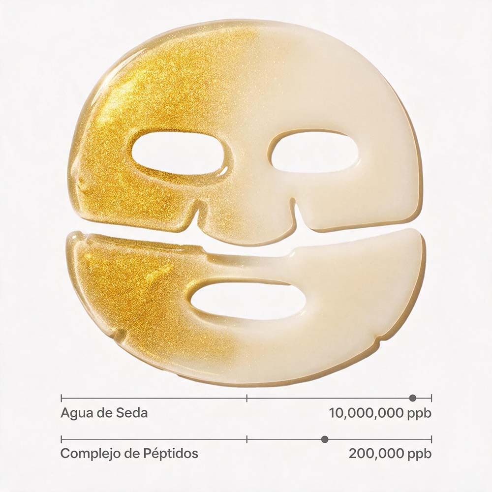 SILK PEPTIDE EGF INTENSIVE GOLD SHEET MASK (MASCARILLA FACIAL DE HYDROGEL)